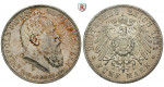 Deutsches Kaiserreich, Bayern, Luitpold, Prinzregent, 5 Mark 1911, 90. Geburtstag, D, vz aus PP, J. 50