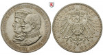 Deutsches Kaiserreich, Sachsen, Friedrich August III., 5 Mark 1909, Universität Leipzig, f.vz, J. 139