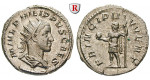 Römische Kaiserzeit, Philippus II., Caesar, Antoninian 244-246, st