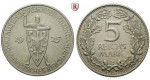 Weimarer Republik, 5 Reichsmark 1925, Rheinlande, E, ss+/ss-vz, J. 322