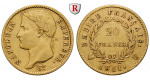Frankreich, Napoleon I. (Kaiser), 20 Francs 1811, 5,75 g fein, ss