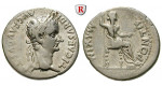 Römische Kaiserzeit, Tiberius, Denar 14-37, ss+