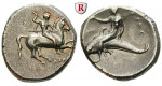 Italien-Kalabrien, Taras (Tarent), Didrachme 302 - 280v.Chr., ss-vz/ss