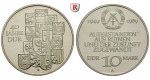 DDR, 10 Mark 1989, 40 Jahre DDR, PP, J. 1630