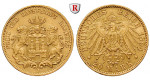 Deutsches Kaiserreich, Hamburg, 20 Mark 1894, J, vz, J. 212
