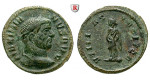 Römische Kaiserzeit, Maximianus Herculius, Follis-Teilstück 294-295, ss-vz