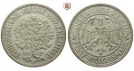 Weimarer Republik, 5 Reichsmark 1927, Eichbaum, D, ss-vz, J. 331
