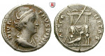Römische Kaiserzeit, Faustina I., Frau des Antoninus Pius, Denar nach 141, ss+
