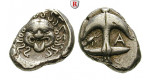 Thrakien-Donaugebiet, Apollonia Pontika, Drachme 5.-4.Jh. v.Chr., ss-vz