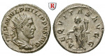 Römische Kaiserzeit, Philippus I., Antoninian 244-249, vz-st