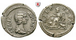 Römische Kaiserzeit, Julia Domna, Frau des Septimius Severus, Denar 198, ss+