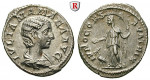 Römische Kaiserzeit, Julia Mamaea, Mutter des Severus Alexander, Denar 222, ss-vz