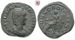 Römische Kaiserzeit, Otacilia Severa, Frau Philippus I., Sesterz 244-249, ss+