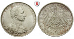 Deutsches Kaiserreich, Preussen, Wilhelm II., 2 Mark 1913, Regierungsjubiläum, A, vz/vz-st, J. 111