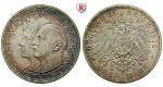 Deutsches Kaiserreich, Anhalt, Friedrich II., 3 Mark 1914, Silberhochzeit, A, vz-st, J. 24