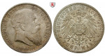 Deutsches Kaiserreich, Baden, Friedrich I., 5 Mark 1907, Auf den Tod, G, vz-st, J. 37