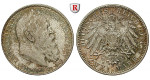 Deutsches Kaiserreich, Bayern, Luitpold, Prinzregent, 2 Mark 1911, 90. Geburtstag, D, vz-st, J. 48
