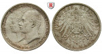 Deutsches Kaiserreich, Mecklenburg-Schwerin, Friedrich Franz IV., 2 Mark 1904, Hochzeit, A, vz-st, J. 86