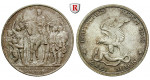 Deutsches Kaiserreich, Preussen, Wilhelm II., 2 Mark 1913, Der König rief, st, J. 109