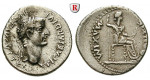 Römische Kaiserzeit, Tiberius, Denar 14-37, ss+