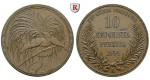 Nebengebiete, Deutsch-Neuguinea, 10 Neu-Guinea Pfennig 1894, Paradiesvogel, A, vz, J. 703
