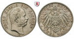 Deutsches Kaiserreich, Sachsen, Georg, 2 Mark 1904, Auf den Tod, E, vz-st, J. 132