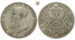 Deutsches Kaiserreich, Sachsen-Meiningen, Georg II., 5 Mark 1902, Bart berührt den Perlkreis, D, ss, J. 153a