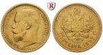 Russland, Nikolaus II., 15 Rubel 1897, 11,57 g fein, ss+