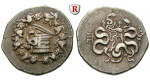 Mysien, Pergamon, Cistophor um 104 v.Chr., ss+