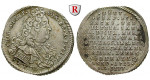 Lippe, Grafschaft, Friedrich Adolf, Vierteltaler-Klippe 1713, ss-vz