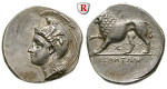Italien-Lukanien, Velia, Didrachme 334-300 v.Chr., vz/ss-vz