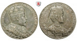 Grossbritannien, Edward VII., Silbermedaille 1902, vz