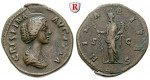 Römische Kaiserzeit, Crispina, Frau des Commodus, As um 178-182, ss+