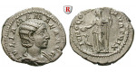 Römische Kaiserzeit, Julia Mamaea, Mutter des Severus Alexander, Denar 222, ss-vz