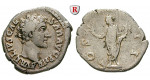 Römische Kaiserzeit, Marcus Aurelius, Caesar, Denar 145-147, ss