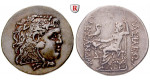 Makedonien, Königreich, Alexander III. der Grosse, Tetradrachme 250-175 v.Chr., ss+/ss