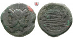 Römische Republik, Anonym, As ca. 211 v.Chr., ss