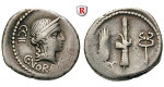 Römische Republik, C. Norbanus, Denar 83 v.Chr., ss