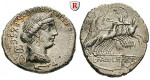 Römische Republik, C. Annius und L. Fabius Hispaniensis, Denar 82-81 v.Chr., ss-vz/ss