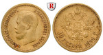 Russland, Nikolaus II., 10 Rubel 1899, 7,71 g fein, ss+
