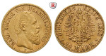 Deutsches Kaiserreich, Württemberg, Karl, 10 Mark 1888, F, ss+, J. 292