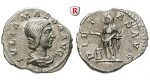 Römische Kaiserzeit, Julia Maesa, Großmutter des Elagabal, Denar 218-222, ss-vz