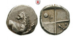 Thrakien, Chersonnesos, Hemidrachme 357-320 v.Chr., ss+