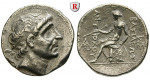 Syrien, Königreich der Seleukiden, Antiochos I., Tetradrachme 256-246 v.Chr., ss-vz