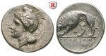 Italien-Lukanien, Velia, Didrachme 334-300 v.Chr., ss-vz/f.vz