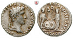 Römische Kaiserzeit, Augustus, Denar 2 v.-4 n.Chr., ss-vz