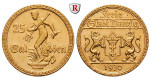 Nebengebiete, Danzig, 25 Gulden 1930, 7,32 g fein, vz-st, J. D11