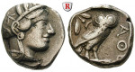 Attika, Athen, Tetradrachme 2. Hälfte 5.Jh. v.Chr., ss