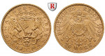 Deutsches Kaiserreich, Bremen, 20 Mark 1906, Wappen / Reichsadler, J, vz+, J. 205