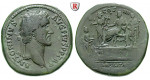 Römische Kaiserzeit, Antoninus Pius, Sesterz um 145, ss-vz/f.ss